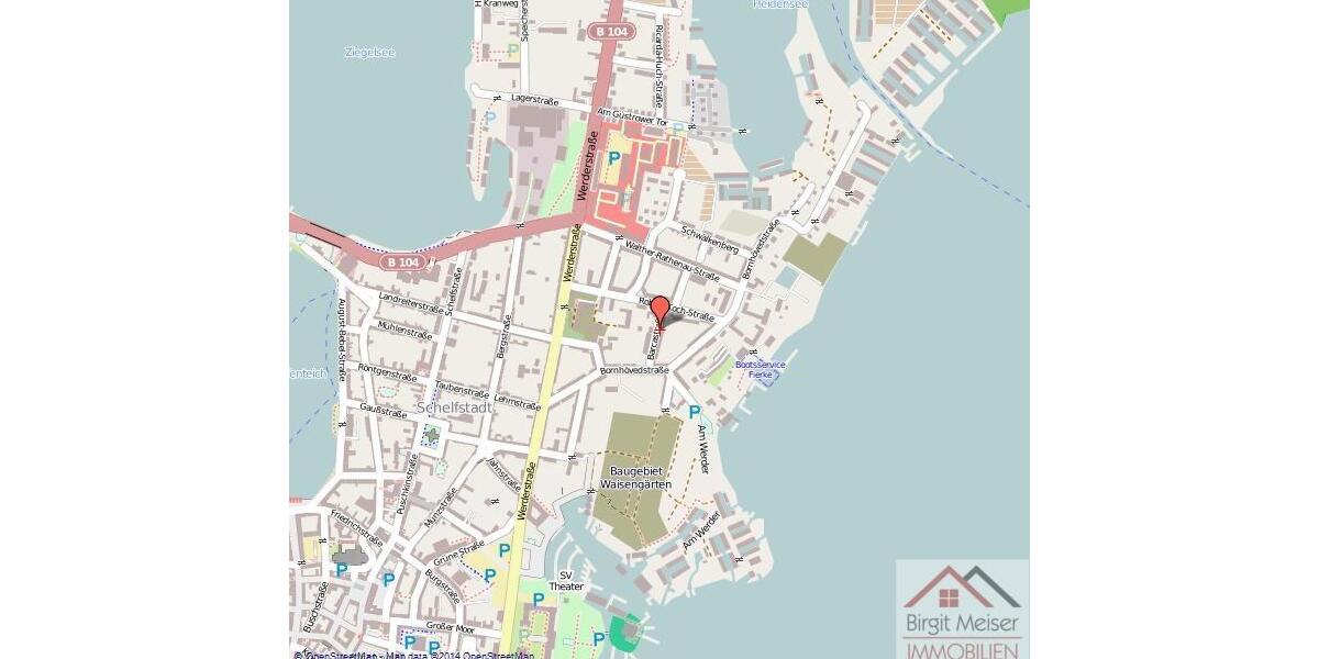 Etagenwohnung Schwerin Altstadt - 2 Zimmer, 54 m&sup2;, 513&euro; | Angebot:26593700