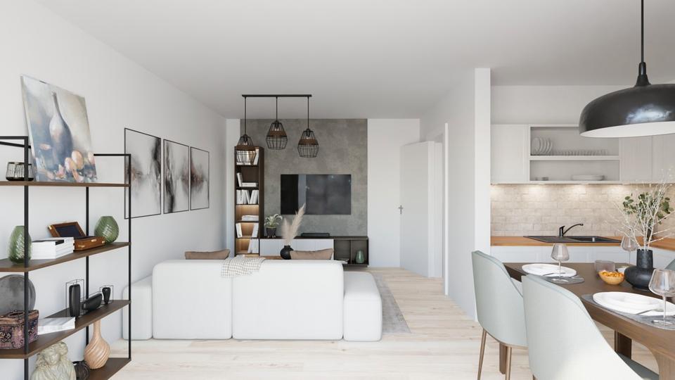 Erdgeschoßwohnung Ganderkesee - 2 Zimmer, 66 m&sup2;, 1.020&euro; | Angebot:22713657