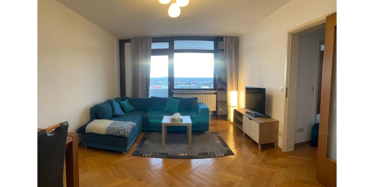Möblierte 1-Zimmer-Wohnung mit großer Loggia in Frankfurt-Niederr 1 zimmer