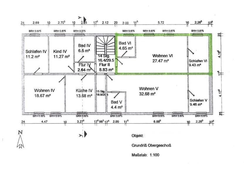 Etagenwohnung Klötze - 2 Zimmer, 42 m&sup2;, 305&euro; | Angebot:24847542