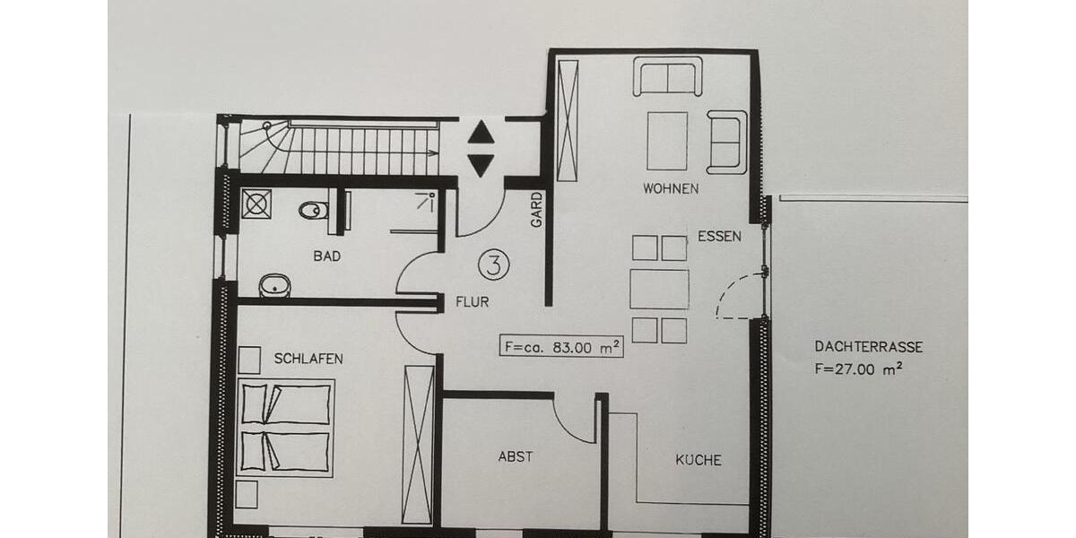 Etagenwohnung Bad Bramstedt - 2 Zimmer, 89 m&sup2;, 1.246&euro; | Angebot:26478747