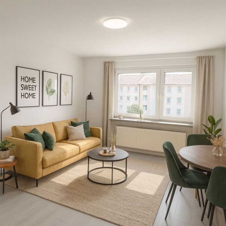 Lichtdurchflutete 3-Zimmer-Wohnung mit 2 Balkonen in Wolfenbüttel Linden - frisch saniert!