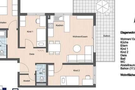 Wohnung Garmisch-Partenkirchen Partenkirchen - 4 Zimmer, 90 m&sup2;, 2.140&euro; | Angebot:26651902