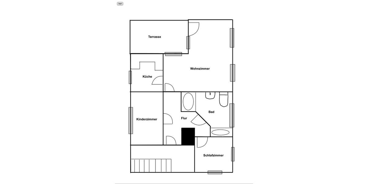 Erdgeschoßwohnung Hohndorf - 3 Zimmer, 75 m&sup2;, 675&euro; | Angebot:25253512
