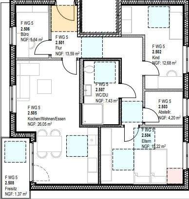 Etagenwohnung Lotte Büren - 4 Zimmer, 86 m&sup2;, 1.204&euro; | Angebot:25676516