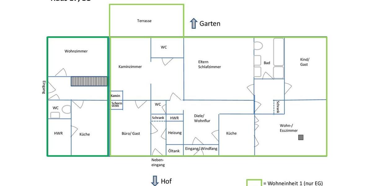 Erdgeschoßwohnung Visselhövede - 5 Zimmer, 205 m&sup2;, 1.476&euro; | Angebot:26232188