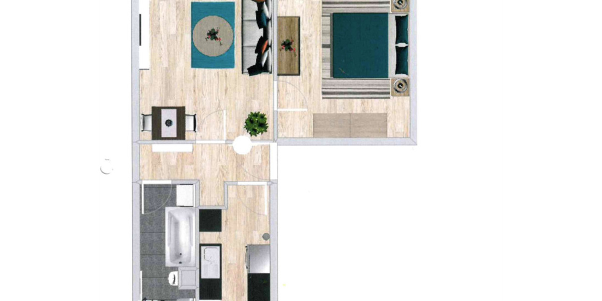 Etagenwohnung Lauchhammer - 2 Zimmer, 46 m&sup2;, 273&euro; | Angebot:19443356