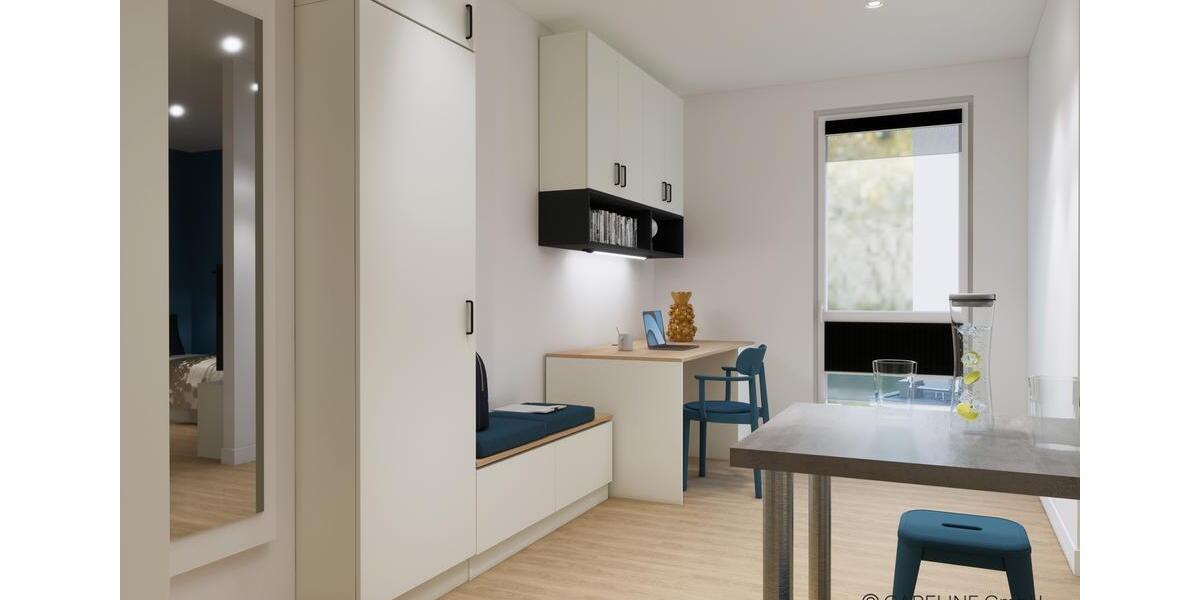 Stylisches Apartment für Studierende – wohnen im Quartillion Wiesbaden 1 zimmer