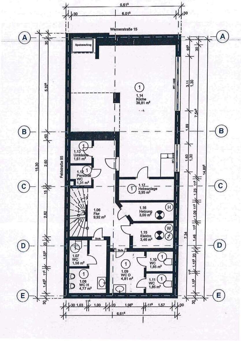 Fesenfeld Großzügige Gewerbefläche : Perfekt geeignet als Büro oder Einzelhandelgeschäft zimmer