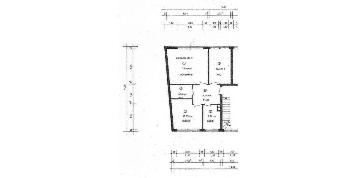 Etagenwohnung Mölln - 3 Zimmer, 68 m&sup2;, 960&euro; | Angebot:25960933