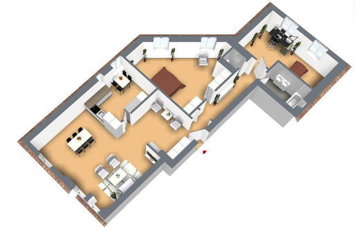 Etagenwohnung München Schwanthalerhöhe - 3 Zimmer, 110 m&sup2;, 1.990&euro; | Angebot:25938377