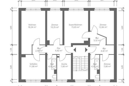 Wohnung Dargun - 6 Zimmer, 105 m&sup2;, 702&euro; | Angebot:26521287