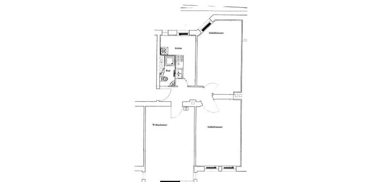 Etagenwohnung Brandenburg an der Havel Altstadt - 3 Zimmer, 74 m&sup2;, 479&euro; | Angebot:26160419