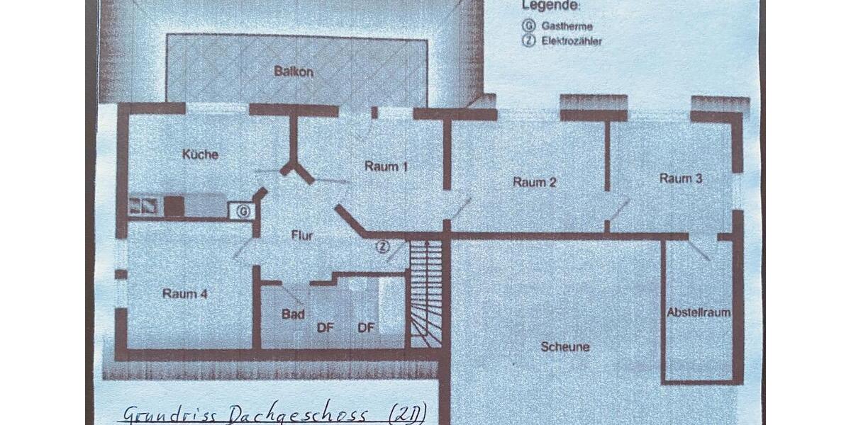 Dachgeschoßwohnung Dautphetal - 4 Zimmer, 110 m&sup2;, 880&euro; | Angebot:26573204