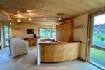 Büro Gewerbe Studio Atelier Praxis Office Holzhaus Bergblick EBK zimmer
