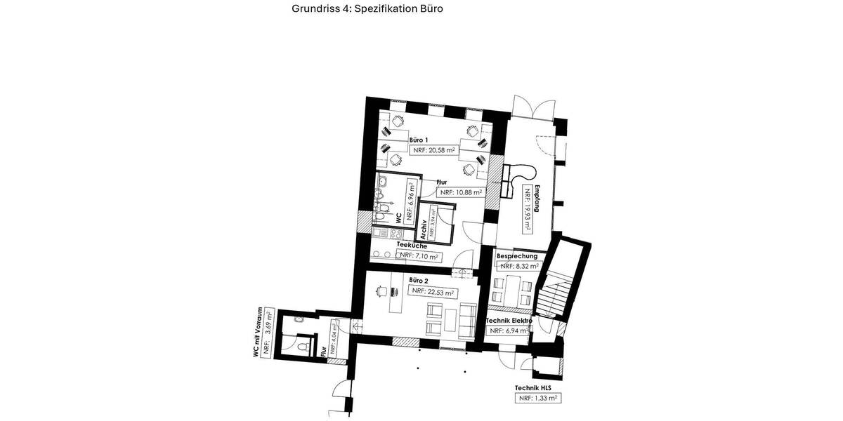 Gewerbeobjekt Pfarrkirchen - 3 Zimmer, 110 m&sup2;, 1.100&euro; | Angebot:25667984