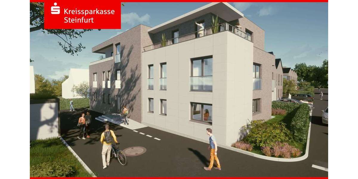 Etagenwohnung Steinfurt - 3 Zimmer, 88 m&sup2;, 1.227&euro; | Angebot:27101937