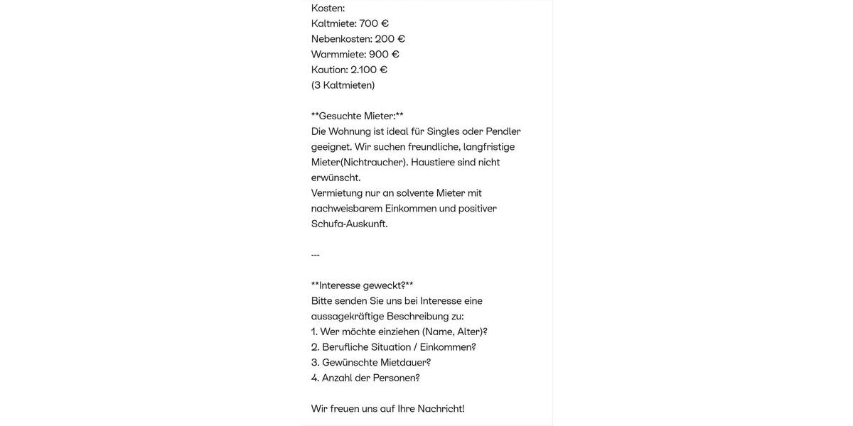 Dachgeschoßwohnung Zwingenberg - 2 Zimmer, 55 m&sup2;, 700&euro; | Angebot:24828338