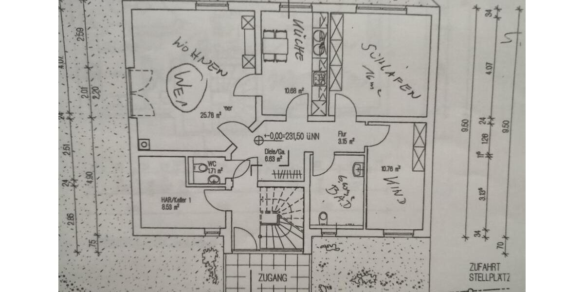 Ruhige zentrumsnähe Iserlohn 3 zimmer