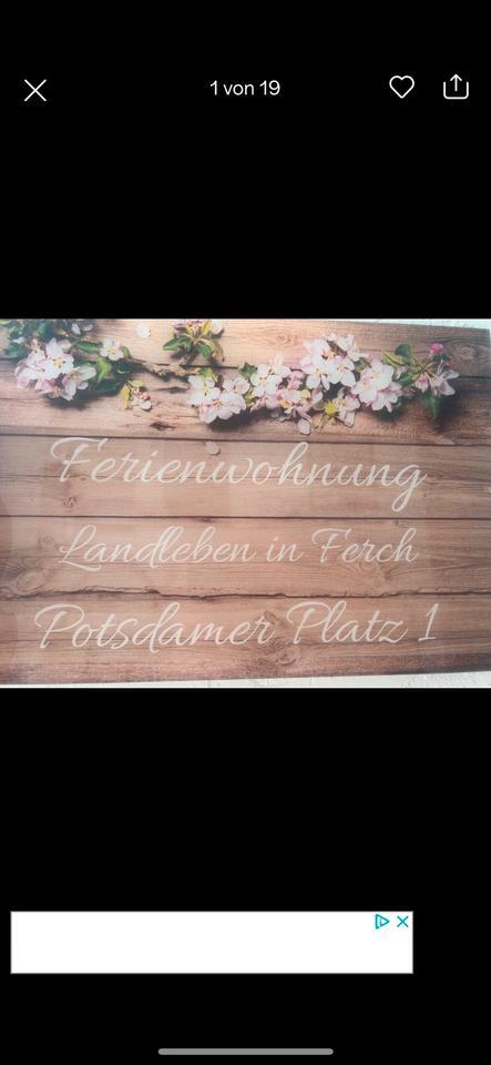 FerienWohnung , Urlaub , Ferch Schwielowsee