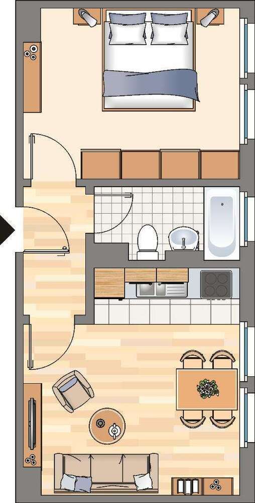 Wohnung zum Mieten in Dortmund 408 € 48.98 m²