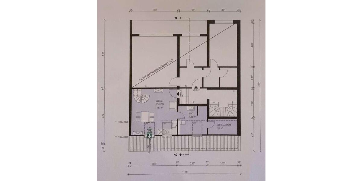 Maisonettenwohnung Bergheim - 2 Zimmer, 79 m&sup2;, 920&euro; | Angebot:26124672