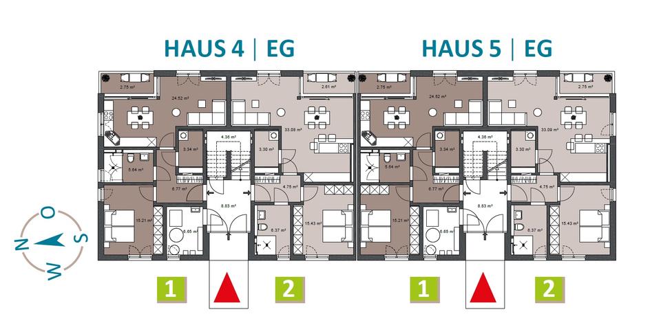Erdgeschoßwohnung Ilsenburg (Harz) - 2 Zimmer, 66 m&sup2;, 822&euro; | Angebot:26021391