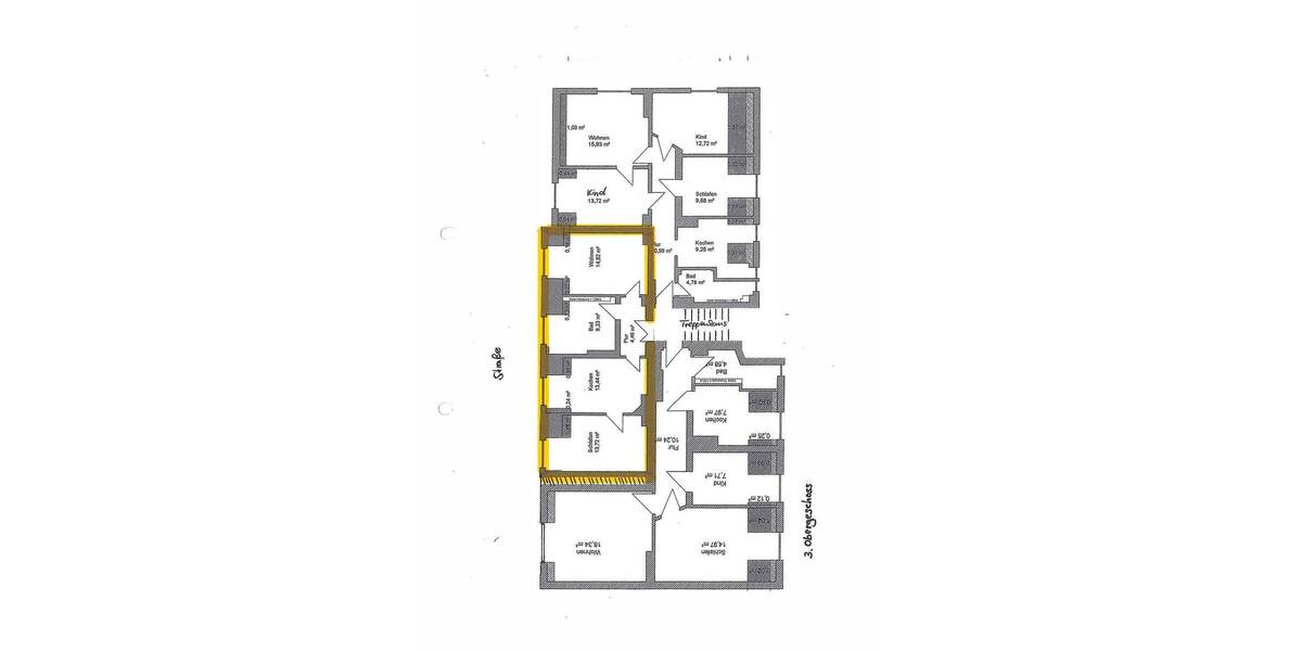 Zimmer Halle (Saale) Damaschkestraße - 2 Zimmer, 55 m&sup2;, 460&euro; | Angebot:26092449