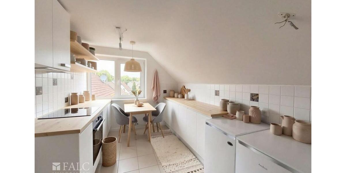 Dachgeschoßwohnung Essen Stadtbezirk VIII - 1 Zimmer, 50 m&sup2;, 600&euro; | Angebot:26547037
