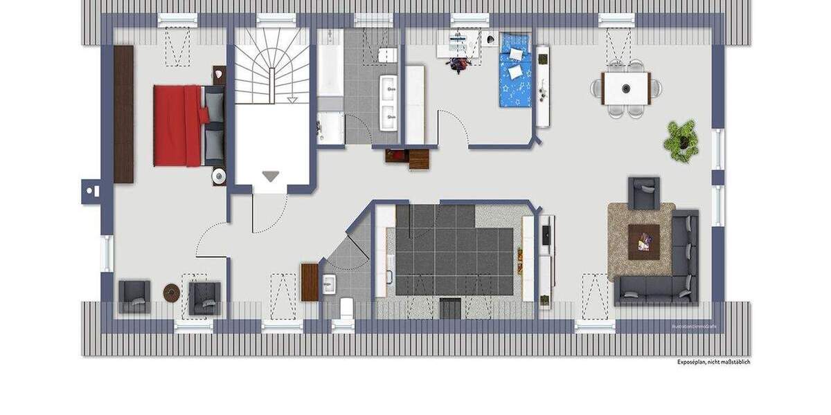 Etagenwohnung Vilsbiburg - 3 Zimmer, 106 m&sup2;, 1.000&euro; | Angebot:25745606