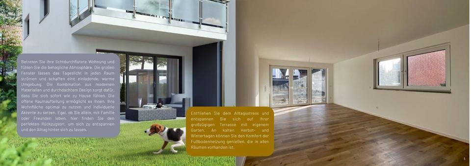 Helle EG-Wohnung mit Garten | ca.71 m² | 2 Zimmer | berrierefrei 2 zimmer