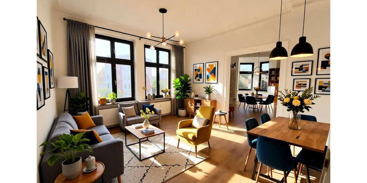 Dachgeschoßwohnung Magdeburg - 4 Zimmer, 134 m&sup2;, 1.229&euro; | Angebot:24769918