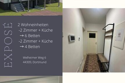 Wohnen auf Zeit Dortmund Brackel - 4 Zimmer, 55 m&sup2;, 18&euro; | Angebot:26183776