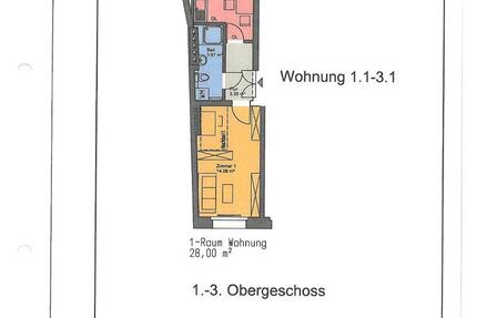 Wohnung Frankfurt (Oder) - 1 Zimmer, 28 m&sup2;, 219&euro; | Angebot:25219479