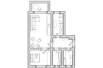 Etagenwohnung Brüssow - 3 Zimmer, 62 m&sup2;, 403&euro; | Angebot:25887525