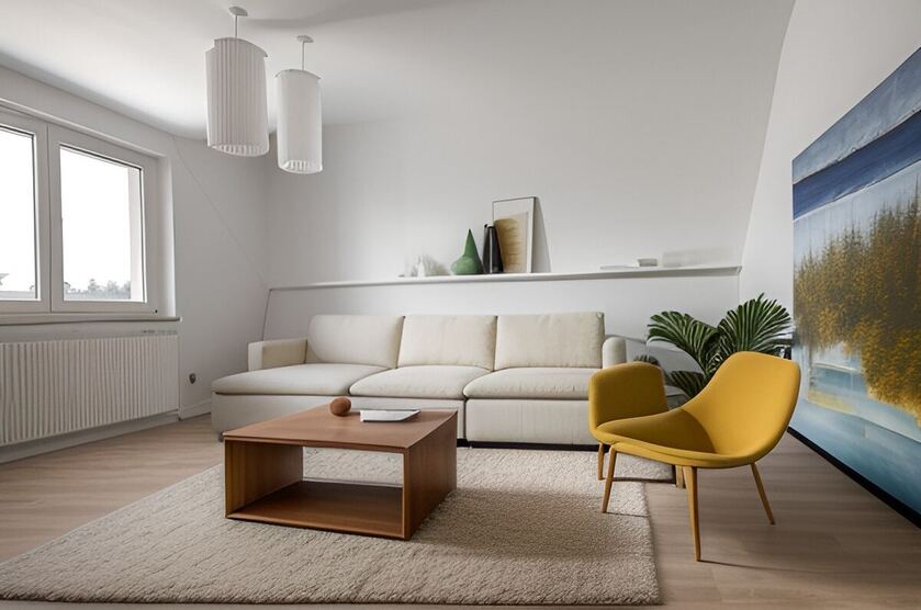 Wartha - Einbauküche in modernisierter DG-Wohnung 2 zimmer