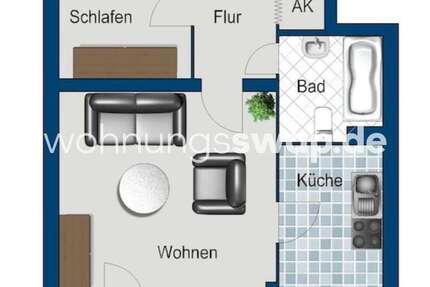 Wohnung zum Mieten in Berlin-10589 359 € 42 m²