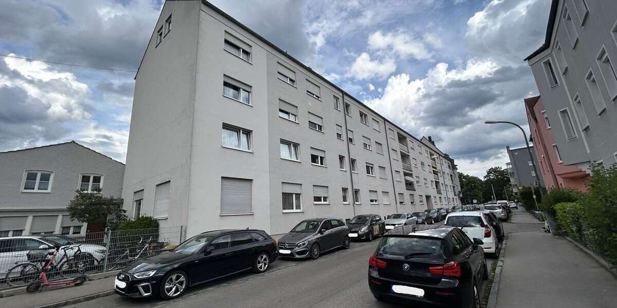 Etagenwohnung Augsburg Lechhausen - 3 Zimmer, 55 m&sup2;, 665&euro; | Angebot:26814239