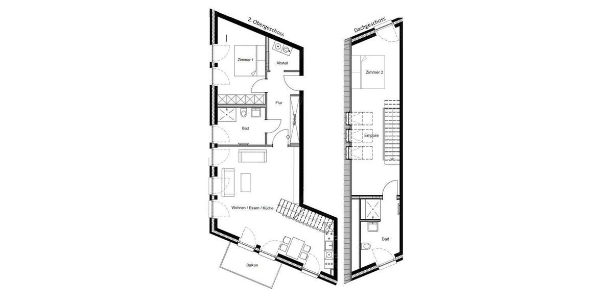 Maisonettenwohnung Steinfurt - 3 Zimmer, 123 m&sup2;, 1.245&euro; | Angebot:26611828