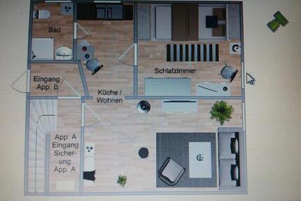 Wohnen auf Zeit Minden Bölhorst - 2 Zimmer, 43 m&sup2;, 825&euro; | Angebot:26426782