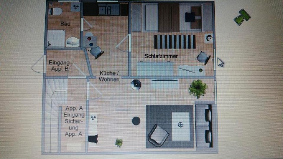 Wohnen auf Zeit Minden Bölhorst - 2 Zimmer, 43 m&sup2;, 825&euro; | Angebot:26426782
