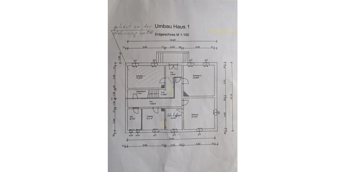Erdgeschoßwohnung Malsfeld - 3 Zimmer, 90 m&sup2;, 700&euro; | Angebot:24590583