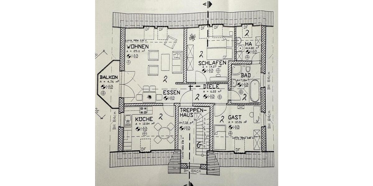 Dachgeschoßwohnung Bad Saarow - 3 Zimmer, 95 m&sup2;, 1.160&euro; | Angebot:24374882