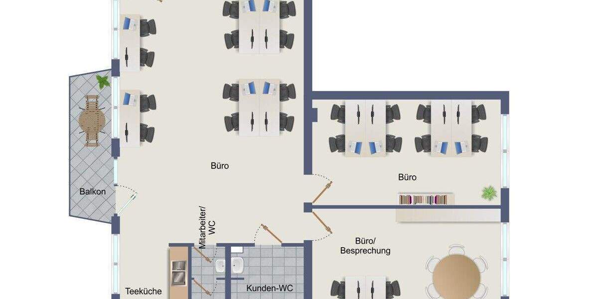 Gewerbeobjekt Pforzheim Innenstadt - 1.200&euro; | Angebot:24906960