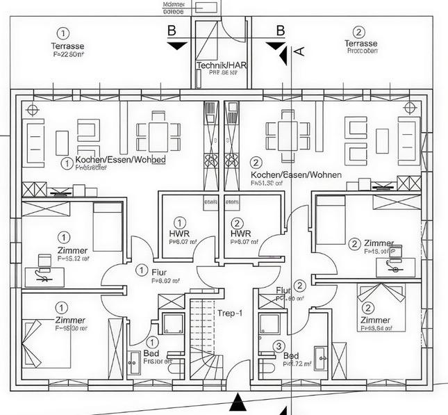 Etagenwohnung Ottersberg - 3.5 Zimmer, 91 m&sup2;, 1.183&euro; | Angebot:26020763