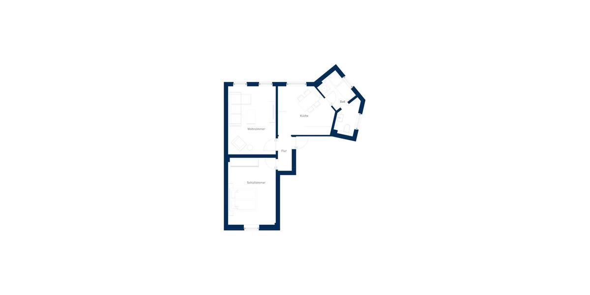 Hochparterre Lübeck Sankt Lorenz Nord - 2 Zimmer, 55 m&sup2;, 890&euro; | Angebot:26041400