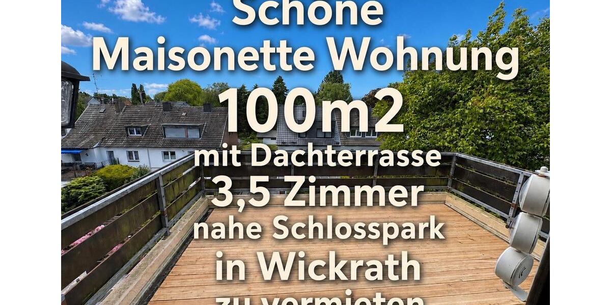 Maisonettenwohnung Jüchen - 3.5 Zimmer, 100 m&sup2;, 1.250&euro; | Angebot:26613491