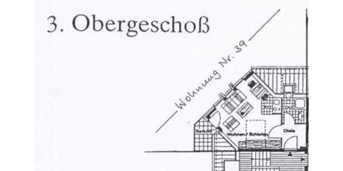 Dachgeschoßwohnung Essen Stadtbezirk III - 1.5 Zimmer, 30 m&sup2;, 406&euro; | Angebot:25258797