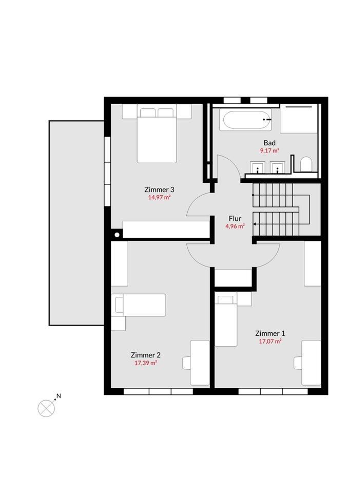 Grafrath - Spacious semi-detached house with sunny garden - temporary rental!