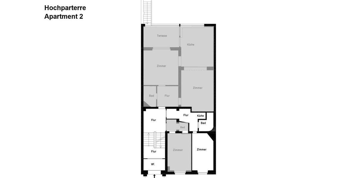 Etagenwohnung Bremen Östliche Vorstadt - 1 Zimmer, 23 m&sup2;, 460&euro; | Angebot:24817666